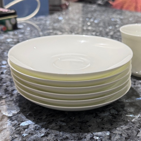 ☕️ Collectible Villeroy & Boch Fiori Weiss Tea Set | 6 Cups + 6 Saucers ☕️ - Picture 3 of 16